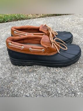 Sperry Top-Sider Duckling Dark Brown STS94051 Waterproof Low Top Duck Boots
